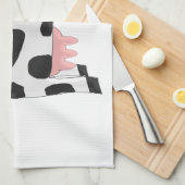 Linge De Cuisine Conception de vache (Quart Plié)