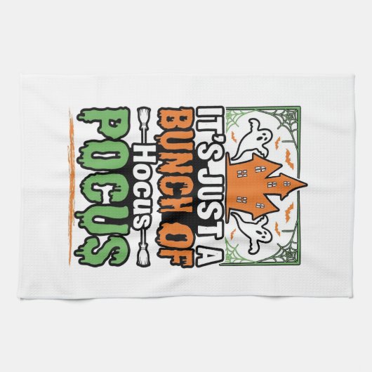 Linge De Cuisine Conception de vecteur de citation Hocus Pocus Hall (Horizontal)