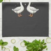 Linge De Cuisine Conception de vecteur d'oie de sorcière d'Hallowee (Plié)