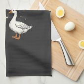 Linge De Cuisine Conception de vecteur d'oie de sorcière d'Hallowee (Quart Plié)