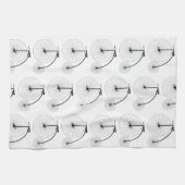 Linge De Cuisine Conception de vélos Penny Farthing (Horizontal)