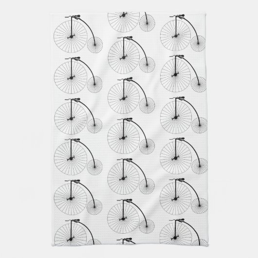 Linge De Cuisine Conception de vélos Penny Farthing (Vertical)
