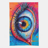 Linge De Cuisine Conception de vision à oeil vibreux (Vertical)