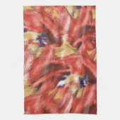 Linge De Cuisine Conception des éclaboussures de corail (Vertical)