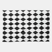 Linge De Cuisine Conception Diamant Noir (Horizontal)