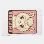 Linge De Cuisine Conception d'illustration de lama mignon (Horizontal)