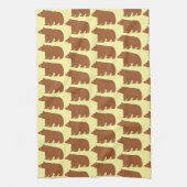 Linge De Cuisine Conception d'ours grizzly Fond de n'importe quelle (Vertical)