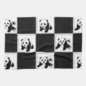 Linge De Cuisine Conception d'ours panda (Horizontal)