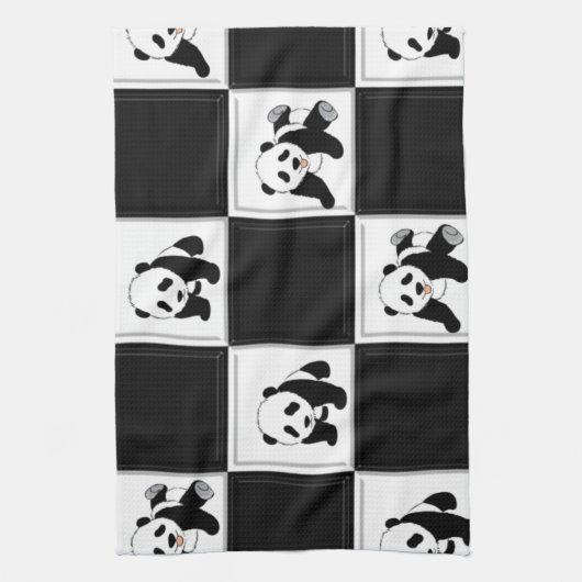 Linge De Cuisine Conception d'ours panda (Vertical)