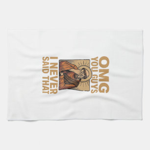 Linge De Cuisine Conception drôle de T-shirt de citation religieuse