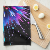 Linge De Cuisine Conception dynamique des explosions de couleurs (Quart Plié)