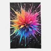Linge De Cuisine Conception dynamique des explosions de couleurs (Vertical)