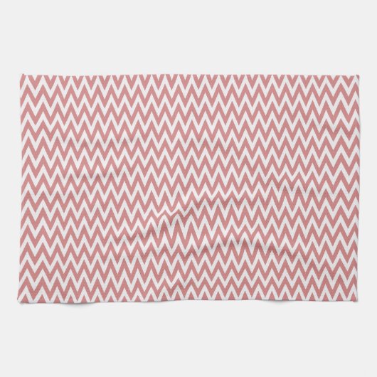 Linge De Cuisine Conception élégante chevron rose (Horizontal)