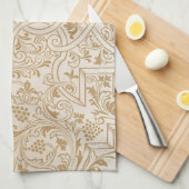 Linge De Cuisine Conception en filigrane Franco-Orientale de (Quart Plié)