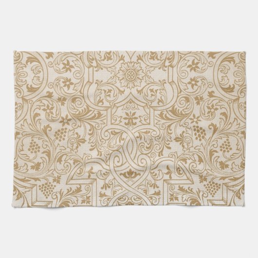 Linge De Cuisine Conception en filigrane Franco-Orientale de (Horizontal)