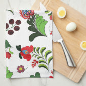 Linge De Cuisine Conception florale folklorique hongroise boho pour (Quart Plié)