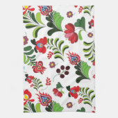 Linge De Cuisine Conception florale folklorique hongroise boho pour (Vertical)