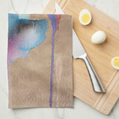 Linge De Cuisine Conception florale moderne d'art de fleur (Quart Plié)