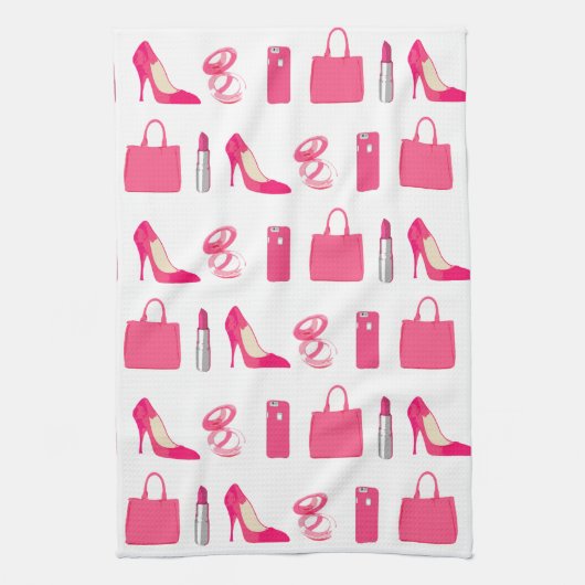 Linge De Cuisine Conception Girly de choses (Vertical)