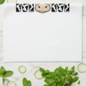 Linge De Cuisine Conception Graphique Maman Vache Mignonne Arc_1 (Plié)