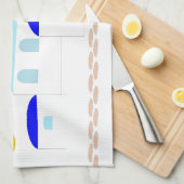 Linge De Cuisine Conception grecque Ajouter simplement du texte (Quart Plié)