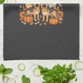 Linge De Cuisine Conception Howl-Oween Halloween Fantôme Berger All (Plié)