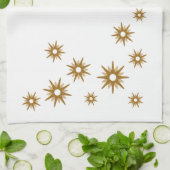 Linge De Cuisine Conception moderne de démarrage d'or géométrique d (Plié)