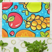 Linge De Cuisine Conception Motif fruitée (Plié)