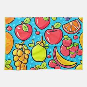Linge De Cuisine Conception Motif fruitée