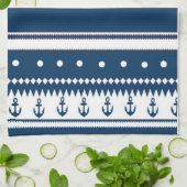 Linge De Cuisine Conception nautique (Plié)