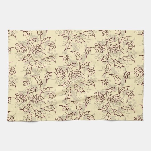 Linge De Cuisine Conception transparente des baies Holly (Horizontal)