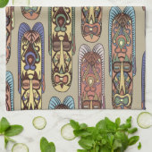 Linge De Cuisine Conception tribale africaine (Plié)