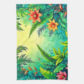 Linge De Cuisine Conception Tropical Jungle Lush Paradise (Vertical)