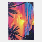 Linge De Cuisine Conception Tropical Sunset Paradise (Vertical)