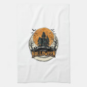 Linge De Cuisine Conception vectorielle de maison hantée Halloween (Vertical)