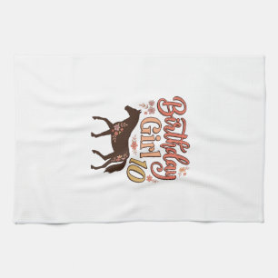 Linge De Cuisine Conception vectorielle florale de cheval 10 pour f