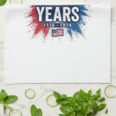 Linge De Cuisine Conception vectorielle pour le 250e anniversaire d (Plié)