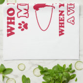 Linge De Cuisine Conceptions de race de chien de Vizsla (Plié)