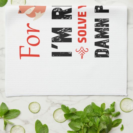 Linge De Cuisine Conceptions retirées drôles (Plié)