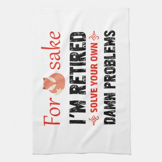 Linge De Cuisine Conceptions retirées drôles (Vertical)