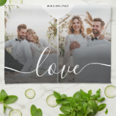 Linge De Cuisine Concevez votre propre amour Collage de photos (Plié)