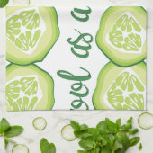 Linge De Cuisine Concombre cool (Plié)