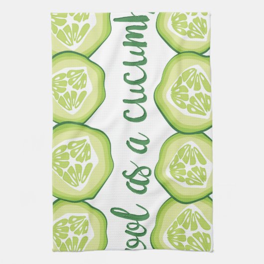 Linge De Cuisine Concombre cool (Vertical)