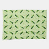 Linge De Cuisine Concombres, canettes, légumes verts (Horizontal)