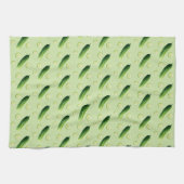 Linge De Cuisine Concombres, canettes, légumes verts (Horizontal)