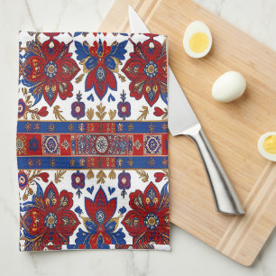 Linge De Cuisine Conçu moderne inspiré de l'ethnique serbe sans cou