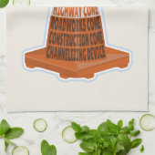 Linge De Cuisine Cône de route Orange Taraffic cône (Plié)