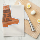 Linge De Cuisine Cône de route Orange Taraffic cône (Quart Plié)