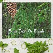 Linge De Cuisine Cônes Et Aiguilles (Plié)