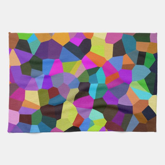 Linge De Cuisine Confetti dans les tons bijoux (Horizontal)